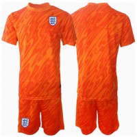 Camiseta Inglaterra Portero Primera Equipación Replica Eurocopa 2024 para niños mangas cortas (+ Pantalones cortos)